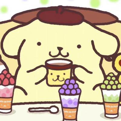 布丁狗动漫头像,高清可爱q版动漫人物头像布丁狗图片