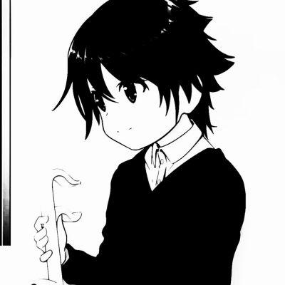 头像情侣好看黑白漫画版一对两张图片