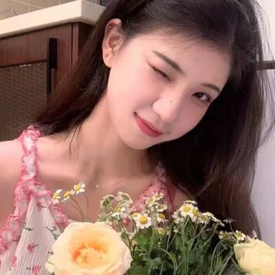 女生头像抱花温柔,高清清新好看的头像女生唯美温柔抱花图片