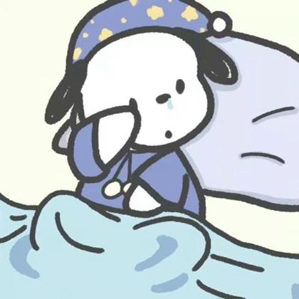 史努比可爱睡觉头像图片