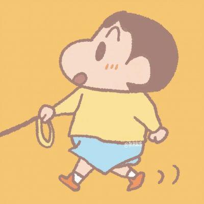 情头手绘可爱一左一右高清图片