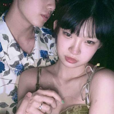 微信真人ins风恩爱情头图片
