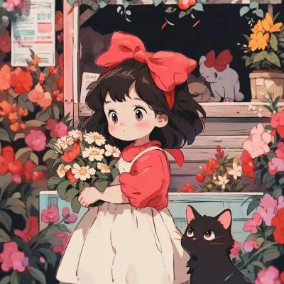 可爱动漫头像图片治愈少女
