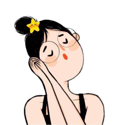 微信头像卡通可爱胖女孩,高清好看的胖女孩漫画可爱头像图片