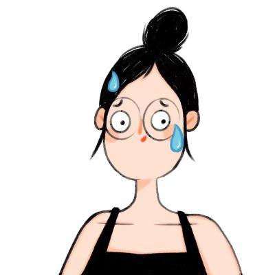 微信头像卡通可爱胖女孩,高清好看的胖女孩漫画可爱头像图片