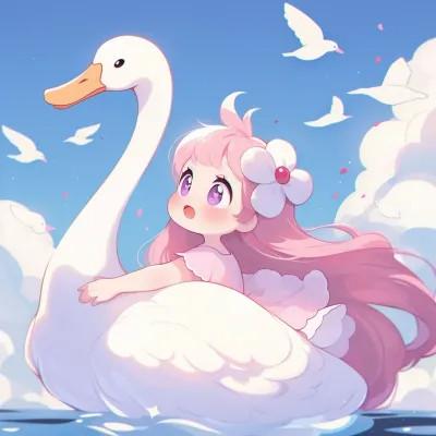 可爱动漫头像图片治愈少女