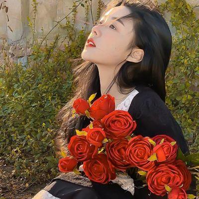 清新意境唯美女生阳光头像图片