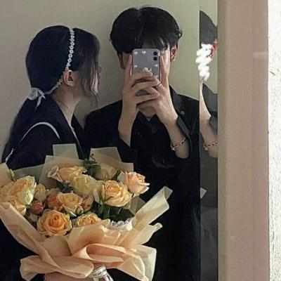 高级ins真人情侣头像,高清好看的高级感真人情侣双人头像图片