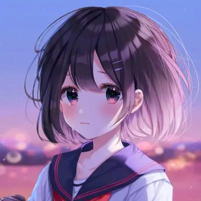 惊艳可爱动漫女生头像大全