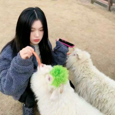 甜蜜真人头像女生可爱高清图片
