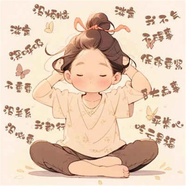 精致清新脱俗的佛系女生动漫头像图片