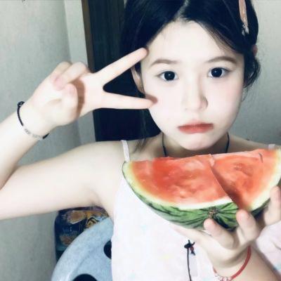 甜蜜真人头像女生可爱高清图片