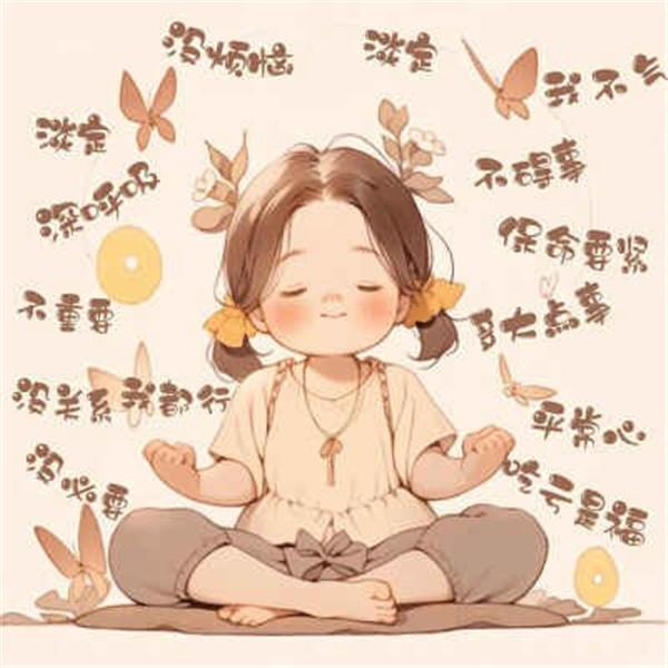 精致清新脱俗的佛系女生动漫头像图片