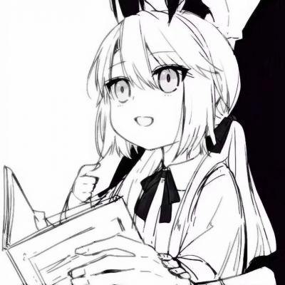 动漫情侣头像黑白漫画污污害羞的高清图图片