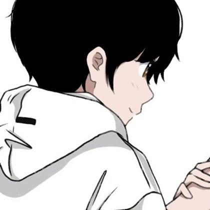 漫画风情侣头像一左一右真爱图片