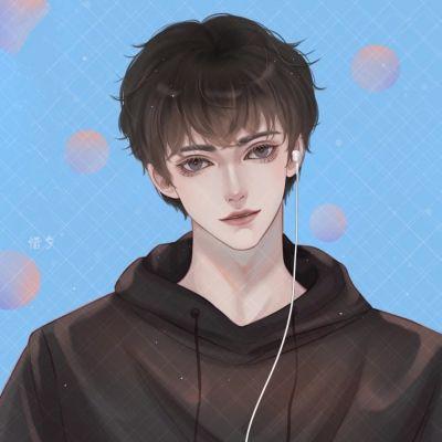 优质神仙情头手绘,高清好看的情头手绘一男一女神仙颜值图片