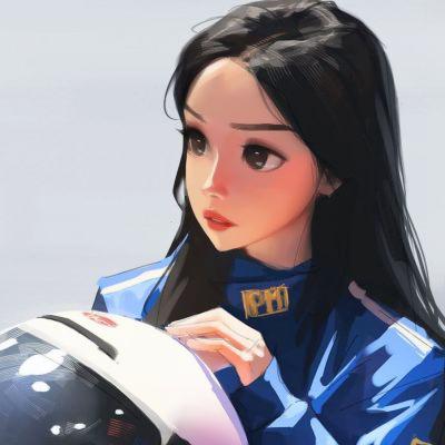 动漫女生头像高级质感手绘高清图片