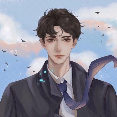 优质神仙情头手绘,高清好看的情头手绘一男一女神仙颜值图片