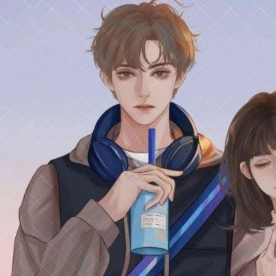优质神仙情头手绘,高清好看的情头手绘一男一女神仙颜值图片