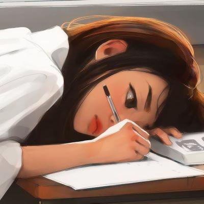 动漫女生头像高级质感手绘高清图片