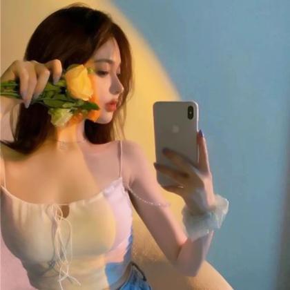 捧花温柔女生头像 高清超仙的捧花女孩图片唯美清新头像