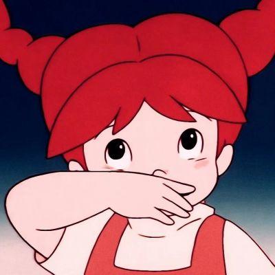 动漫红头发可爱女生头像,高清大红头发的动漫女生头像可爱图片