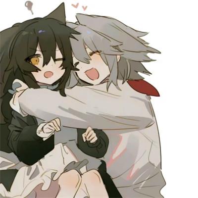 闺蜜百合cp头像一左一右，攻受分明女女CP