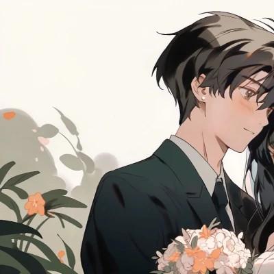 一对旧漫情头一男一女