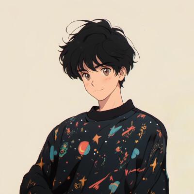 一对旧漫情头一男一女