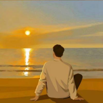 超甜情侣头像手绘高级唯美浪漫甜蜜图片