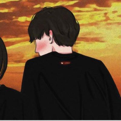 超甜情侣头像手绘高级唯美浪漫甜蜜图片