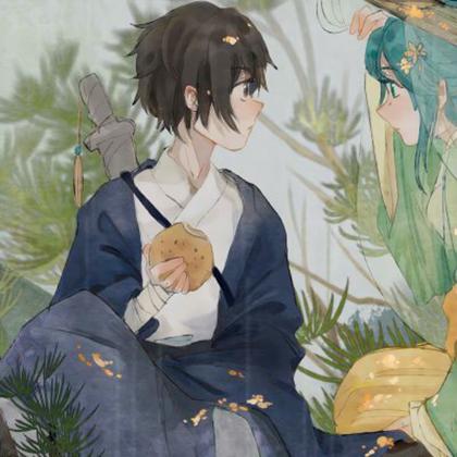 甜美动漫情侣头像小清新高清图片,甜甜蜜蜜的浪漫画面
