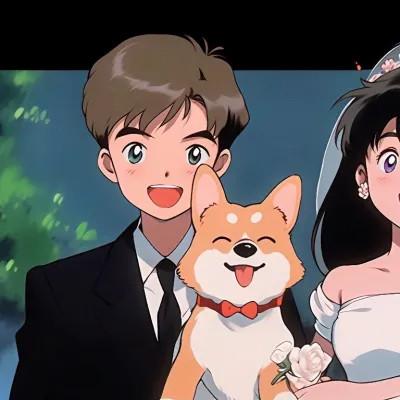 旧漫复古头像情侣，温暖回忆