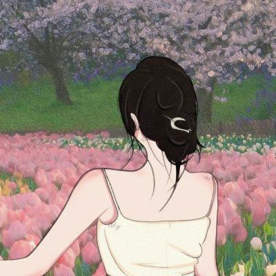 情侣头像手绘图一对,高清浪漫的情侣头像手绘简约一对两张图片