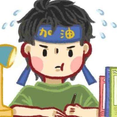 情头一男一女一左一右手绘高清图片