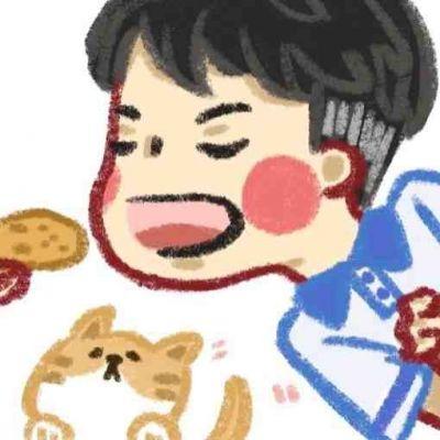 情头一男一女一左一右手绘高清图片