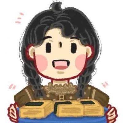情头一男一女一左一右手绘高清图片