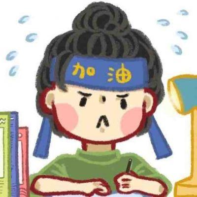 情头一男一女一左一右手绘高清图片