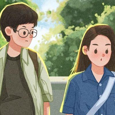 初恋情侣头像超甜,高清好看的初恋情侣头像超甜图片