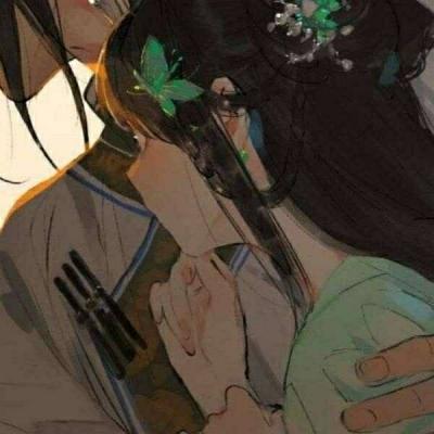 动漫超甜情侣害羞头像,高清让人紧张害羞发热超甜情侣头像图片
