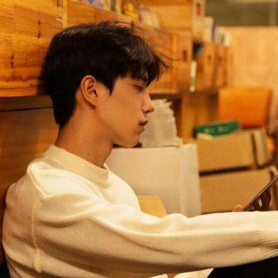 男生头像文艺高冷侧脸高清图片