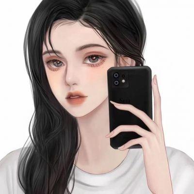 手绘情侣头像高冷型,高清一男一女的手绘情侣头像高冷高级图片