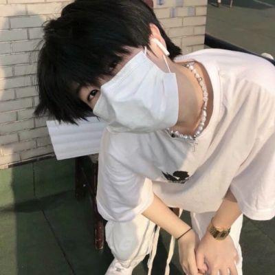 男生头像文艺高冷侧脸高清图片