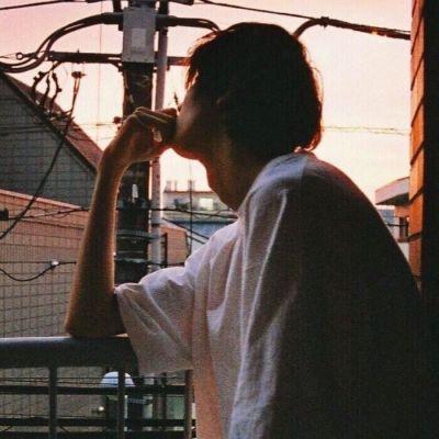 男生头像文艺高冷侧脸高清图片