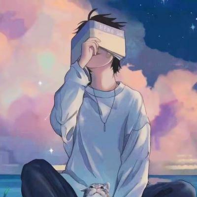 帅气青春暖男动漫文艺头像图片