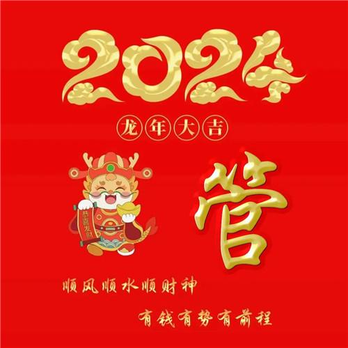 2024年龙年大吉好运喜庆专属姓氏微信头像