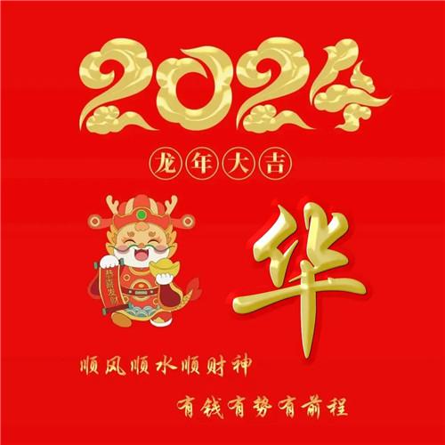 2024年龙年大吉好运喜庆专属姓氏微信头像