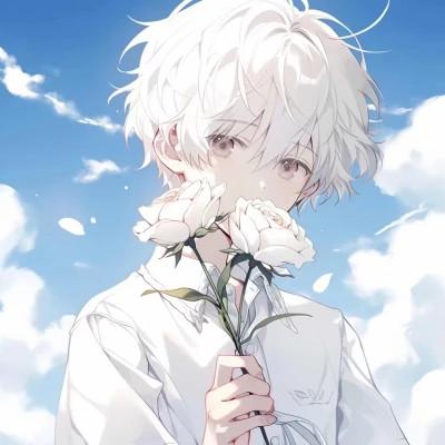 二次元动漫情侣头像图片，梦幻场景，甜蜜爆表！