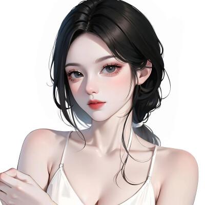 ai绘制的女生头像真人图片2024