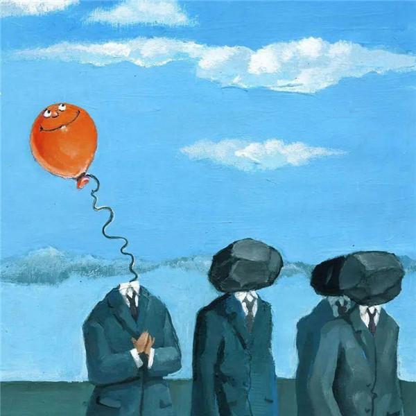 讽刺又治愈的插画头像图片，成年人不可言说的心酸